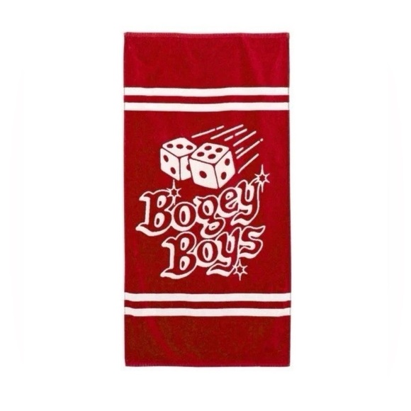 Bogey Boys Macklemore Vegas Pool Towel Red Dice Print Beach Golf Hypebeast 58x30 - Picture 3 of 6